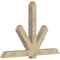 Ekena Millwork Kennewick Rough Sawn Timber Gable Bracket, Douglas Fir, 84"W x 56"H x 6"D x 6"F, 16/12 Pitch GBW084X56X0606KEN00RDF - alternate 4